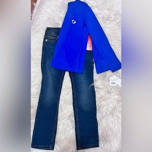 NWT size 7 boys true religion outfit